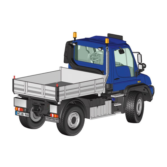 【予約】2014年発売予定メルセデスベンツ UNIMOG Unimog U 400 blue /NZG 1/50 建設機械模型　ミニカー