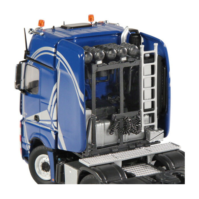【予約】メルセデスベンツアクトロス Giga Space SL T Blue　/NZG 建設機械模型 工事車両 1/50 ミニチュア