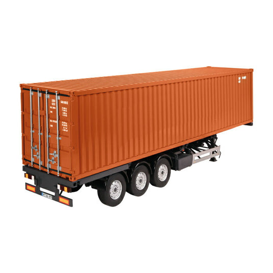 Trailer EU & 40 Ft Container "auburn" コンテナ/NZG 建設機械模型 工事車両 1/18 ミニカー