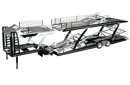 LOHR car Transporter積載車キャリアカー / メルセデス・ベンツアクトロス set #992/30 + #971 建設機械模型 工事車両NZG 1/18 ミニチュア