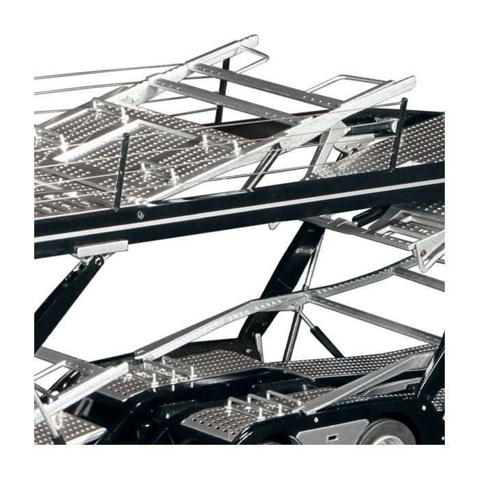 ギャラリービューアに画像をロードする, LOHR car Transporter積載車キャリアカー / メルセデス・ベンツアクトロス set #992/51 + #971 建設機械模型 工事車両NZG 1/18 ミニチュア
