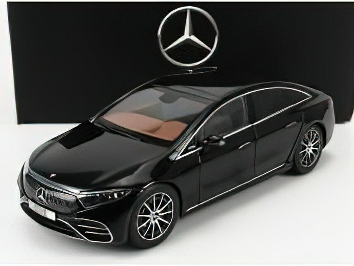 MERCEDES BENZベンツ EQS AMG LINE (V297) 2022 - OBSIDIAN BLACK ディーラーモデル/NZG 1/18 ミニカー