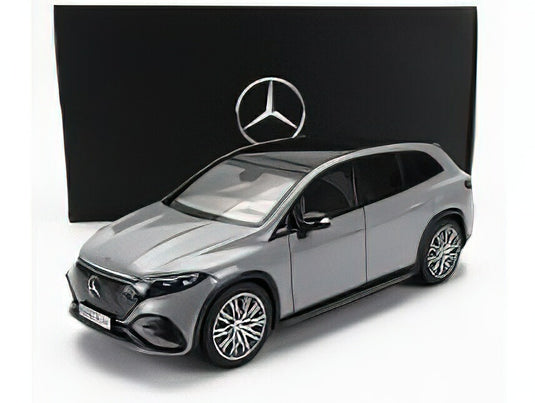 MERCEDES BENZベンツ EQS SUV (X296) VON MERCEDES-EQ 2022 - ALPINE GREY ディーラーモデル/NZG 1/18 ミニカー