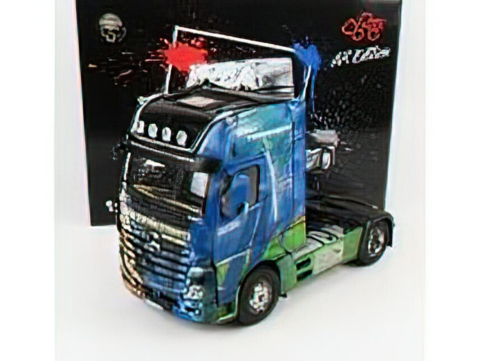 メルセデス・ベンツアクトロス 2 1851 GIGASPACE 4x2 TRUCK STROHOFER 2-ASSI 2016 - BLUE GREEN トラック トラクタ/NZG 1/18 模型