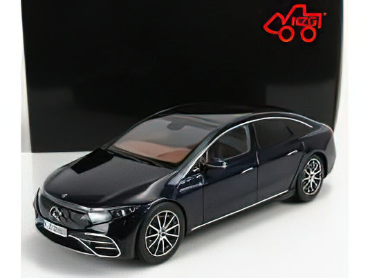 MERCEDES BENZベンツ EQS AMG LINE (V297) 2022 - NAUTIK BLUE ディーラーモデル/NZG 1/18 ミニカー