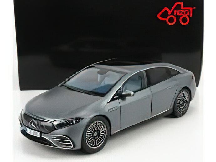 MERCEDES BENZベンツ EQS AMG LINE (V297) 2022 - SELENIT GREY MET ディーラーモデル/NZG 1/18 ミニカー