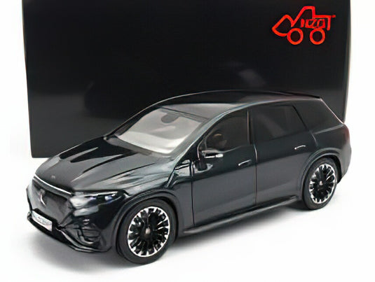 MERCEDES BENZベンツ EQS SUV (X296) VON MERCEDES-EQ AMG LINE 2022 - GREEN MET ディーラーモデル/NZG 1/18 ミニカー