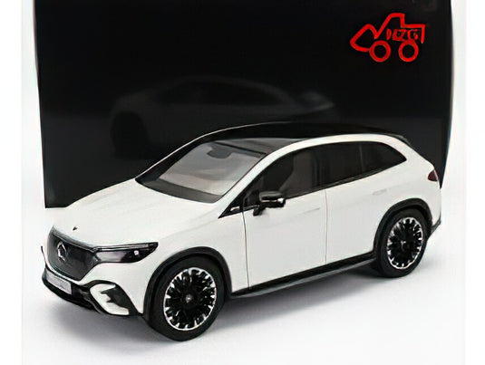 MERCEDES BENZベンツ EQE SUV AMG LINE (X294) 2023 - DIAMOND WHITE MET ディーラーモデル/NZG 1/18 ミニカー