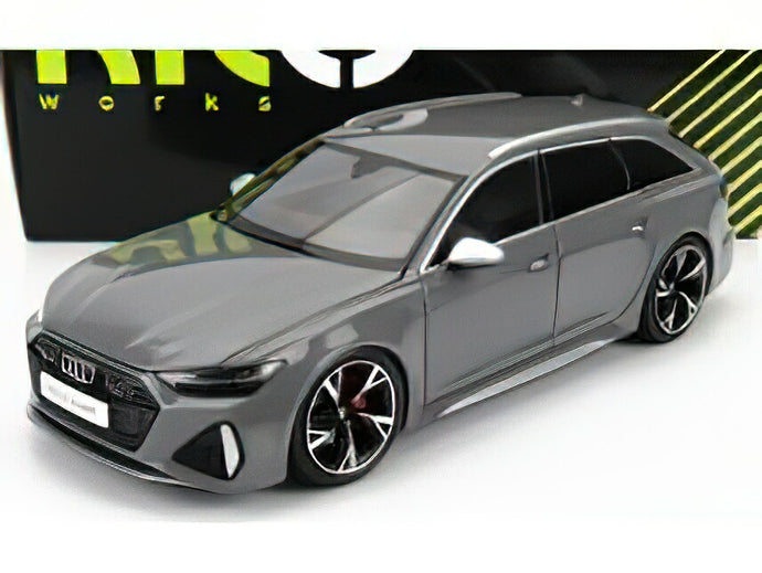 AUDI - A6 RS6 AVANT SW STATION WAGON 2021 - NARDO GREY ディーラーモデル/NZG 1/18 ミニカー