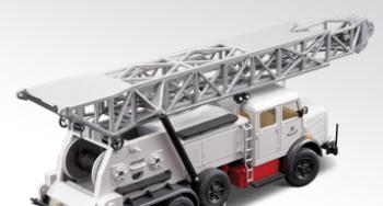 ギャラリービューアに画像をロードする, FAUN トラック 3軸 ドリル 1042/0  /CONRADコンラート建設機械 工事車両 1/50 ミニチュア 重機
