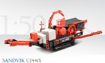 SANDVIKサンドビック UJ440i 破砕機   2510/0  /CONRADコンラート建設機械 工事車両 1/50 ミニチュア 重機