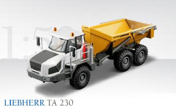 【予約】LIEBHERRリープヘル TA 230 アーティキュレートダンパ 2728/02 /CONRADコンラート建設機械 工事車両 1/50 ミニチュア 重機