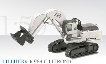 LIEBHERRリープヘル R 984 C Litronic クローラー　油圧ショベル ユンボ 　 2914/0  /CONRADコンラート建設機械 工事車両 1/50 ミニチュア 重機