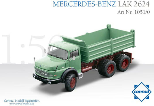 【予約】2012年発売予定 メルセデスベンツ LAK 2624 ラウンドボンネットトラック /CONRAD 1/50 建設機械 模型 1051/0