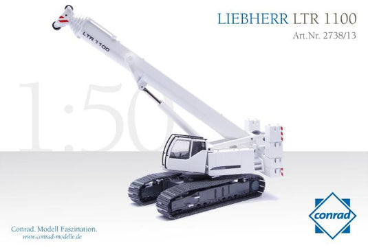 LIEBHERRリープヘル LTR 1100 Telescopique  クローラクレーン /Conrad 建設機械模型　1/50