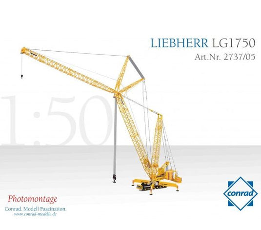 【予約】2014年発売予定LIEBHERRリープヘル LG 1750 Lattice Boom モバイルクレーン Bracht /CONRAD  1/50 建設機械模型