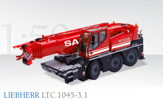 【予約】2015年発売予定LIEBHERRリープヘル LTC 1045-3.1 モバイルクレーン SALLER /CONRADコンラート建設機械 工事車両 1/50 ミニチュア 重機