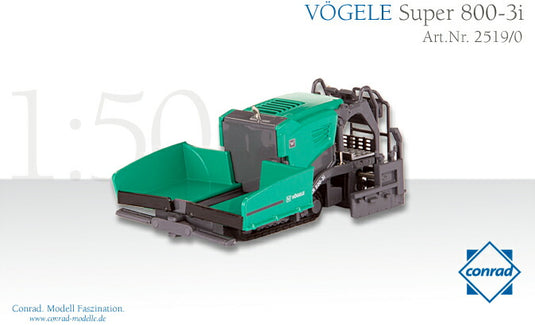VOGELE Super 800-3i Tracked paver 舗装車 /Conrad 建設機械模型 工事車両 1/50 ミニチュア