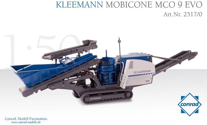 KLEEMANN Mobicone 9 EVO Track-mounted cone crusher舗装車 /Conrad 建設機械模型 工事車両 1/50 ミニチュア