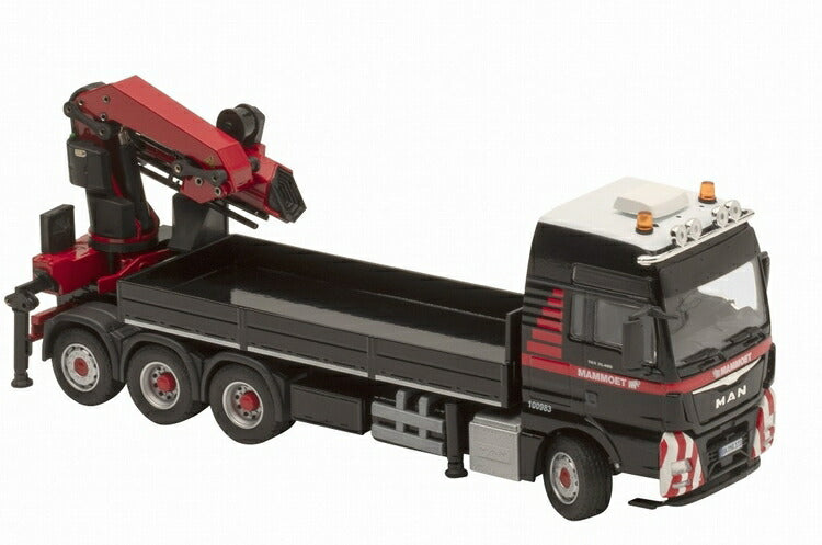 ギャラリービューアに画像をロードする, マムート特注MAMMOET MAN TGX WITH LOAD CRANE Conrad 1/50 建設機械 模型ミニカー トラック はたらく車重機
