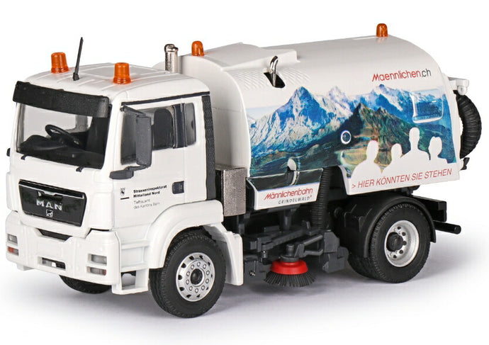 【予約】2024年発売予定BUCHER-SCH?RLING CITYFANT 6000 Road sweeper on MAN TGS M 2axle トラック /Conrad  1/50 建設機械模型 工事車両