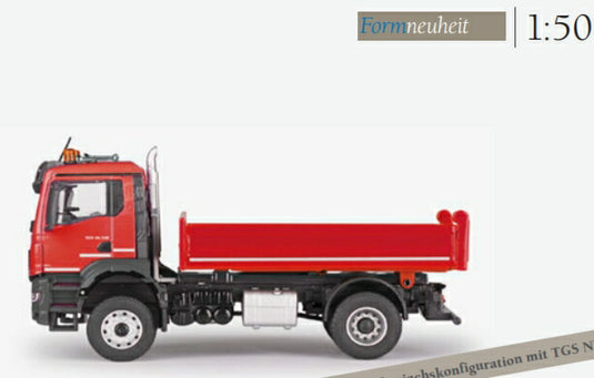 【予約】2月以降発売予定MAN TGS NN ZWEIACHS ALLRADKIPPER トラック ダンプ /Conrad 建設機械模型 工事車両 1/50 ミニカー