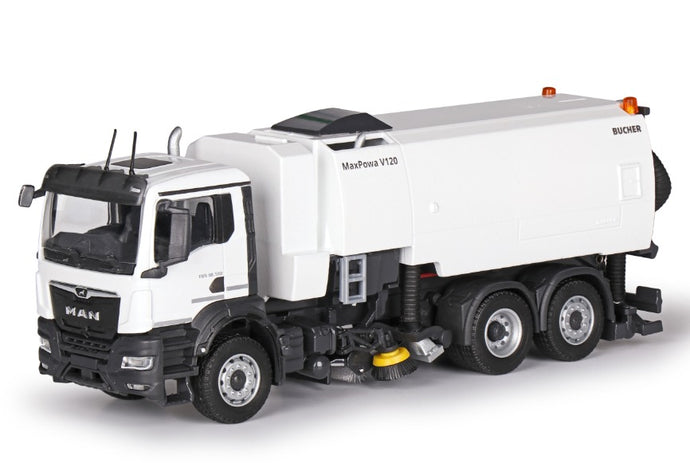 【予約】12月以降発売予定BUCHER MaxPowa V120 truck mounted sweeper /Conrad 1/50 建設機械模型 ミニチュア