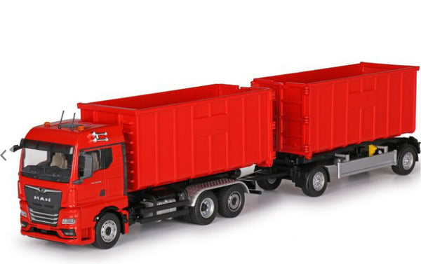 【予約】SET Meiller tipper truck and roll carrier トラック  / Conrad 1/50 建設機械 模型