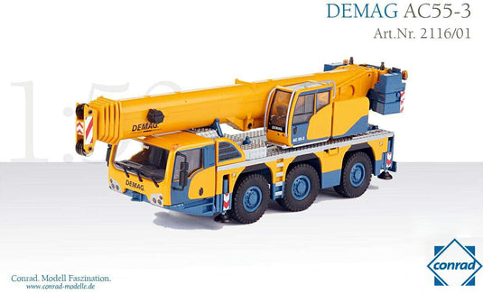 Demag AC 55-3 mobile crane crane model /Conrad  1/50 ミニチュア 建設機械模型 工事車両