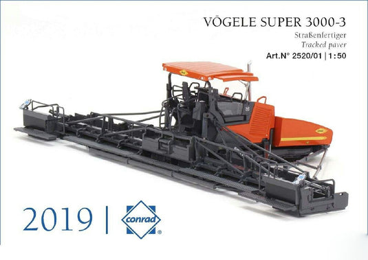 Colas Vogele Super 3000-3 Paver /Conrad  1/50 ミニチュア 建設機械模型 工事車両