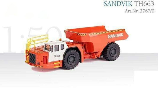 Sandvik TH630 tipper /Conrad  1/50 ミニチュア 建設機械模型 工事車両