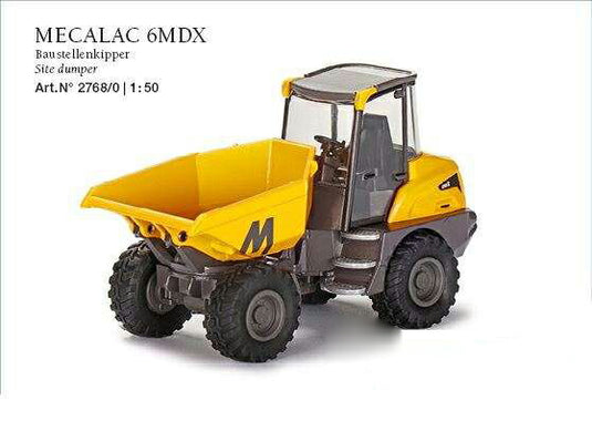 Mecalac 6MDX tipper /Conrad  1/50 ミニチュア 建設機械模型 工事車両