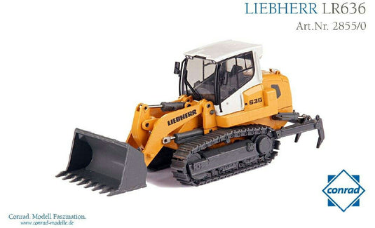 Liebherrリープヘル LR636 Laderaupe /Conrad  1/50 ミニチュア 建設機械模型 工事車両