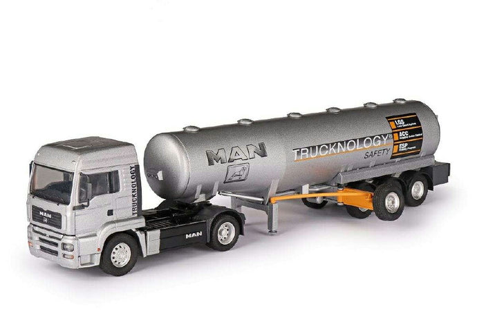 Trucknology MAN TGA tank trailer with safety tank trailer /Conrad  1/50 ミニチュア 建設機械模型 工事車両