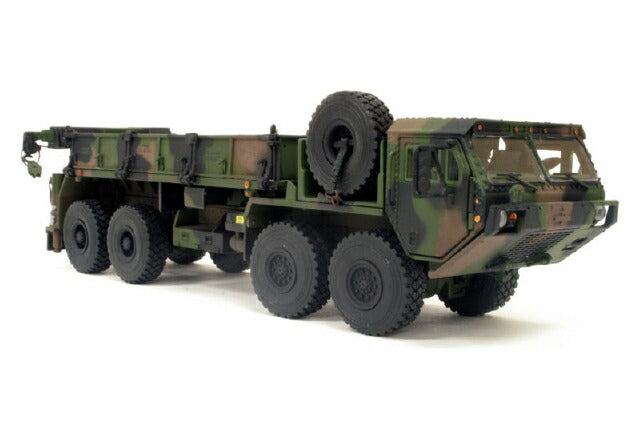 Oshkoshオシュコシ HEMTT M985 軍用カーゴトラック 迷彩バージョン　建設機械模型　ミニチュア  /TWH077-01073  1/50 重機