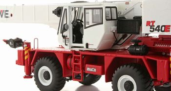 ギャラリービューアに画像をロードする, Groveグローブ RT540E ラフテレーン紅白バージョン　建設機械模型　ミニチュア  /TWH079-01141   1/50 重機
