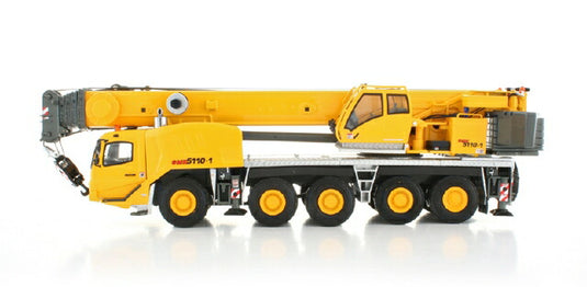 Groveグローブ GMK5110-1 黄バージョン 建設機械模型　ミニチュア オールテレーンクレーン /TWH053A-01197  1/50 重機