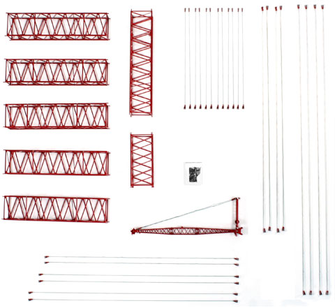Manitowoc 4100W Ringer #27,#22A ブーム延長キット #123 ジブ 051B-01123 /TWH  1/50  建設機械模型