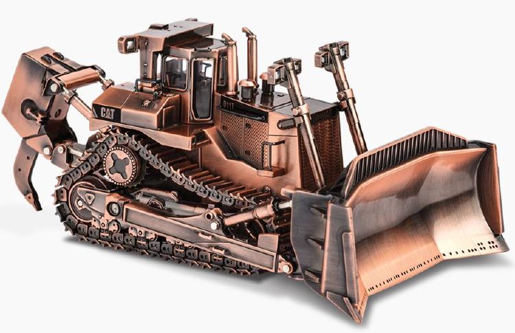 ギャラリービューアに画像をロードする, Cat D11T Track Type Tractor Copper ブルドーザー 　/ダイキャストマスターズ 建設機械模型 工事車両 1/50 ミニチュア
