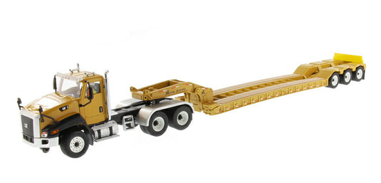 Caterpillar CT660 Day Cab with XL 120 Low-Profile HDG Lowboy Trailer /ダイキャストã�Eスターズ  1/50 ミニチュア トラチE‚¯ 建設機械模垁E工事車両