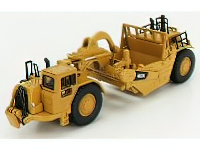 CAT657G RUSPA GOMMATA - WHEEL TRACTOR SCRAPER  /ダイキャストマスターズ 1/125 建設機械模型 工事ショベル
