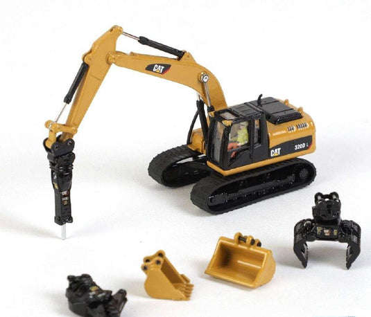 CAT 320D L hydraulic excavator 85652 /ダイキャストマスターズ 1/87 建設機械模型 工事ショベル