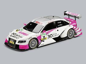 【アウディ純正】  Audi A4 DTM 2010　 K. Legge /Sparkスパーク 1/43ミニカー