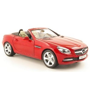 特注 メルセデスベンツ SLK R172 2011 レッド/ミニチャンプス 1/18 ミニカー