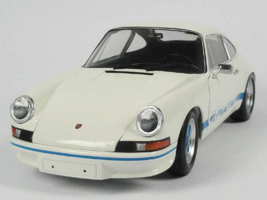 ポルシェ特注 Porsche 911 カレラ RS 2.7 ホワイト/ブルー  /PMAミニチャンプス 1/18 ミニカー