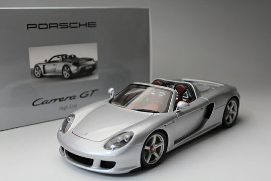 ポルシェ特注 Porsche Carreraカレラ GT High End 2003 シルバー /PMAミニチャンプス 1/18 ミニカー