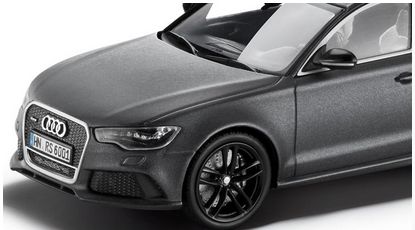 ギャラリービューアに画像をロードする, アウディ純正Audi RS6 Avant 2012 Daytona Gray /Minichampsミニチャンプス 1/18 ミニカー
