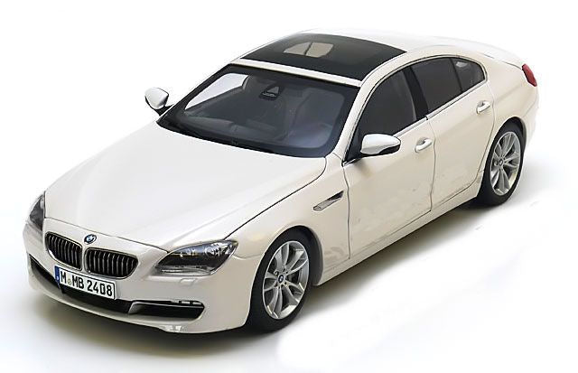 BMW特注 650i F06 Gran Coupe 2012 ホワイトメタリック /Paragon Modelsディーラーバージョン 1/18 ダイキャストミニカー
