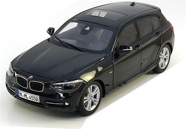 BMW特注 1シリーズ F20 5door 2012 ブラック黒 /Paragon Modelsディーラーバージョン 1/18 ダイキャストミニカー