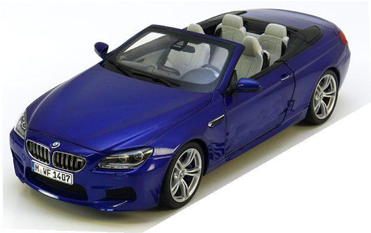 BMW特注 M6 F12 Convertible 2012 ブルーメタリック /Paragon Modelsディーラーバージョン 1/18 ダイキャストミニカー